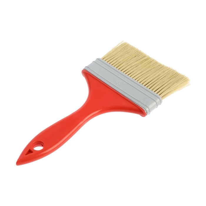 Кисть плоская ЛОМ промо, искусственная щетина, пластиковая рукоятка, 4 Кисть плоская ЛОМ промо, искусственная щетина, пластиковая рукоятка, 4", 100 мм