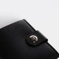 Портмоне мужское, 3 отделения, на магните, чёрное