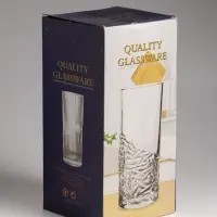 Ваза для цветов &laquo;Вигдис&raquo;, 24.5&times;12 см, стекло, прозрачная