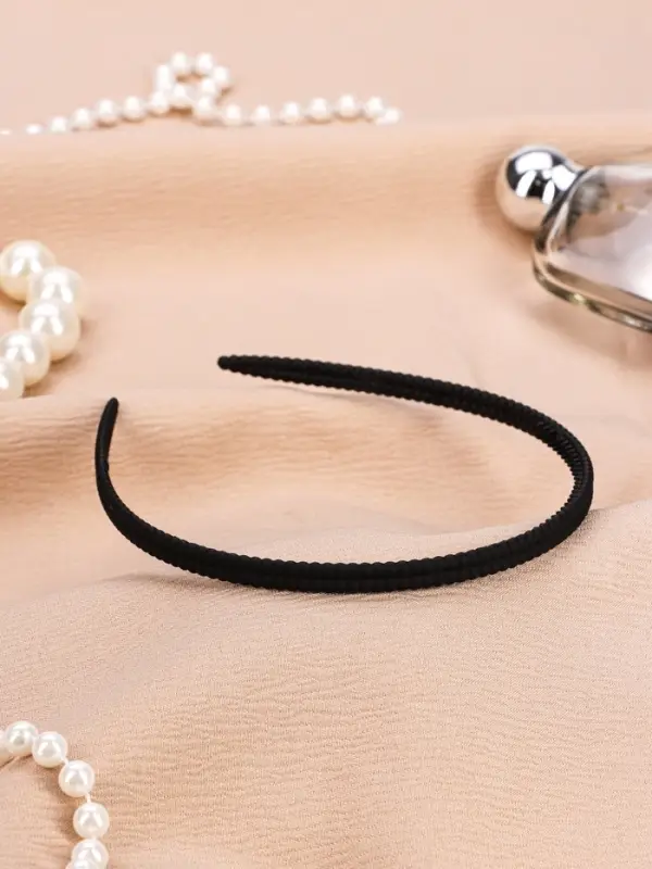 Ободок для волос Ободок для волос "Классика галант" шарики, 0,7 см, чёрный