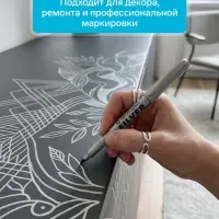 Маркер для декора Centropen 2690, перманентный, узел 3.8 мм, линия 1.5-3.0 мм, серебристый