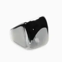 Кольцо пластик "Объемный квадрат", р-р 17, цвет серебро Кольцо пластик "Объемный квадрат", р-р 17, цвет серебро