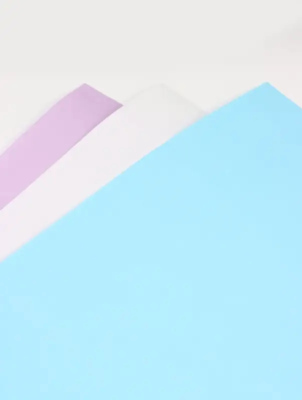 Бумага упаковочная крафт, двухсторонняя, Бумага упаковочная крафт, двухсторонняя, "Облака",50 х 68см±5%