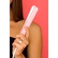 Выпрямитель Luazon LW-27, мини, 25 Вт, керамическое покрытие, 180&deg;C, розовый