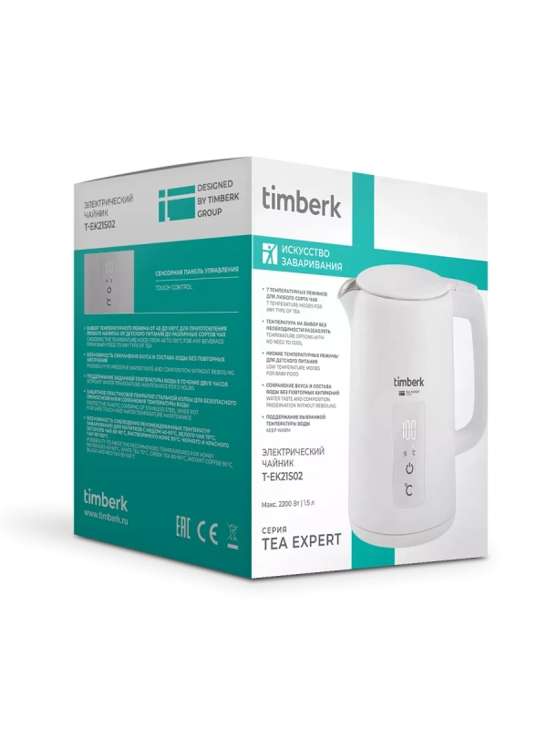 Электрический чайник с двойными стенками 1,5 л Электрический чайник с двойными стенками 1,5 л