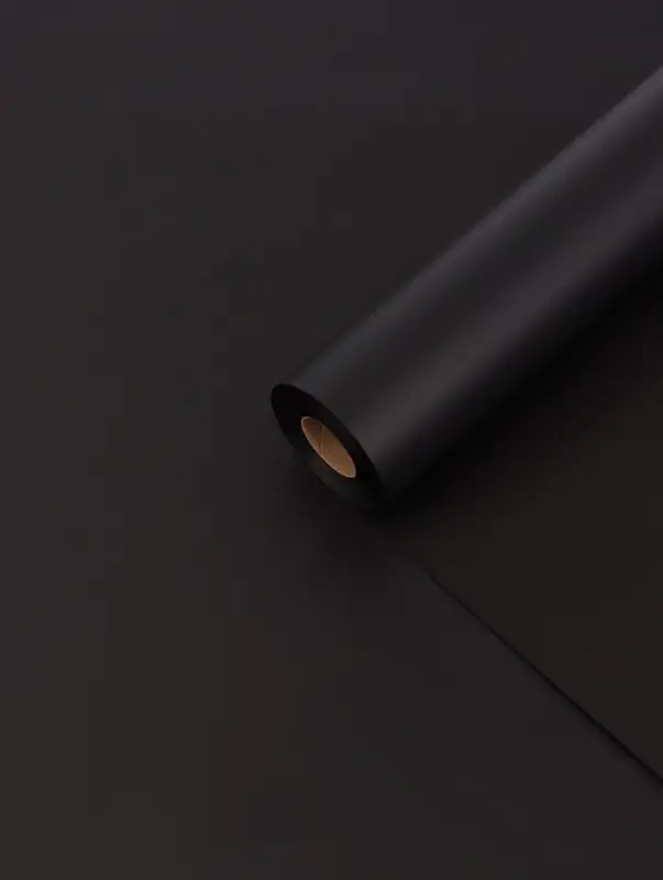 Пленка для цветов, матовая, черный, 0.57&times;30 м &plusmn;5 %, 50 мкм