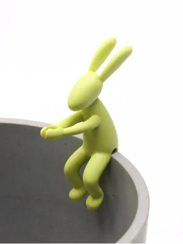 Фигурка для флорариума &laquo;Зелёный зайчик&raquo;, 2.3&times;2.5&times;7 см