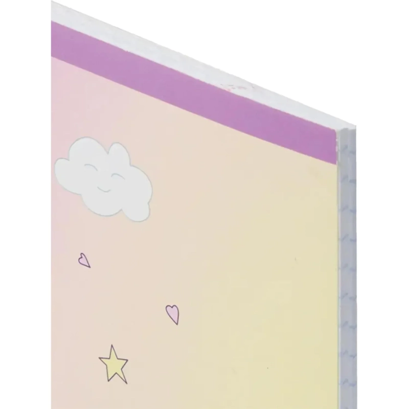 Тетрадь общая А5 48л №1School Uniland роз,клет,скреп,ВД-лак 4шт/уп(1819932)