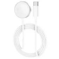 Зарядное устройство для Hoco CW39C, беспроводное, для смарт-часов, Type-C, 1.2 м, 1 А, белое