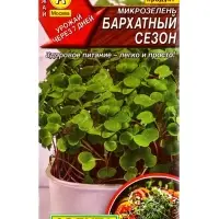 Семена Микрозелень Бархатный сезон, Ц/П,2 г Семена Микрозелень Бархатный сезон, Ц/П,2 г