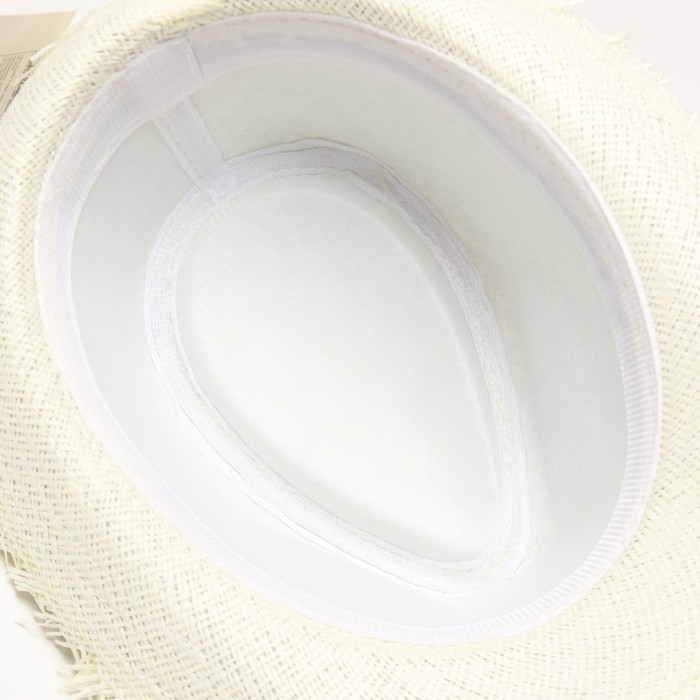 Шляпа мужская MINAKU, цвет белый, р-р 58