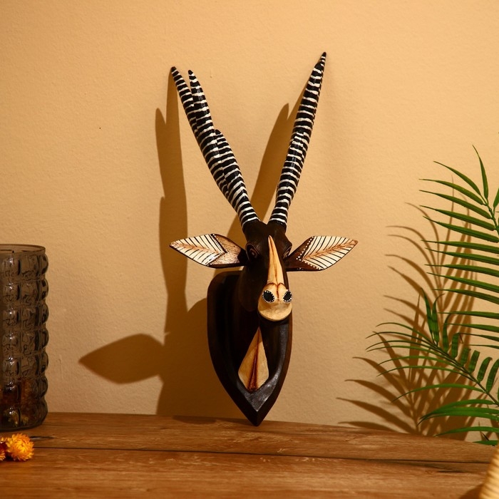 Панно настенное  Панно настенное "Газель" албезия 25х15х35 см