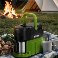 Кофеварка портативная 2 в 1 КТ-7544 - 0.24 л Кофеварка портативная 2 в 1 КТ-7544 - 0.24 л