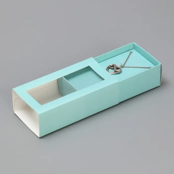 Коробка под бижутерию, упаковка, «Тиффани», 10 х 5 х 3 см Коробка под бижутерию, упаковка, «Тиффани», 10 х 5 х 3 см