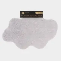 Коврик Savanna Cloud, 58&times;82 см, ворс 2 см, микрофибра, серый