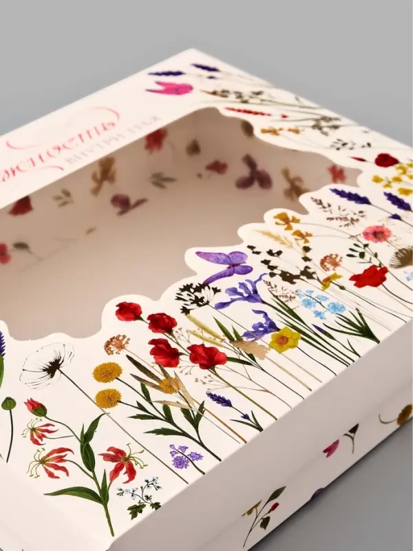 Коробка подарочная &laquo;Нежность&raquo;, тиснение, 23.5 &times; 20.5 &times; 5.5 см