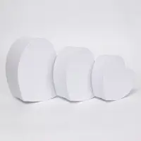 Набор подарочных коробок сердце 3 в 1, 22&times;20&times;9/19&times;17&times;7.5/16&times;13.5&times;6 см