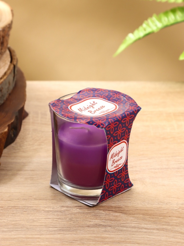 Свеча ароматическая "Candle" 100 гр, полуночный бриз