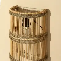Светильник настенный &laquo;Кахайя&raquo;, 1&times;120 Вт, Е27, 20&times;14&times;32 см, из ротанга, с переключателем