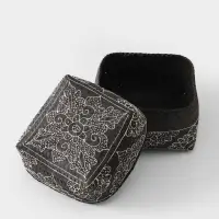 Корзинка плетёная &laquo;Бонтанг&raquo;, 24&times;24&times;15 см, бамбук, тёмная