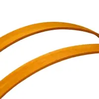 Набор корзин 2 шт 34х27х14  26х24х13 см ручка h=18/18 см красн-оранж