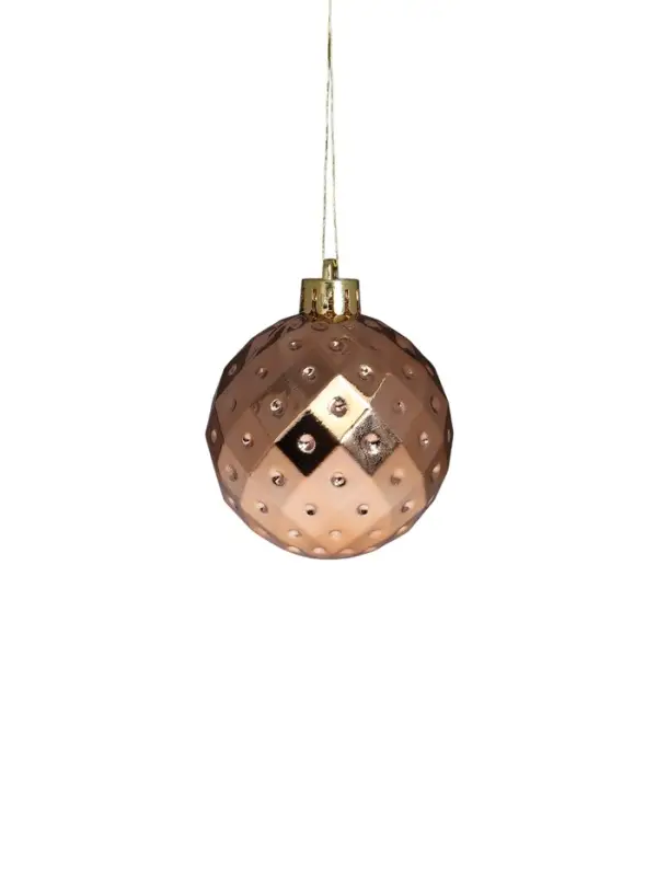 Ёлочные игрушки &laquo;Северное сияние&raquo;, шары новогодние, d=6 см, набор 3 шт., классика, золото