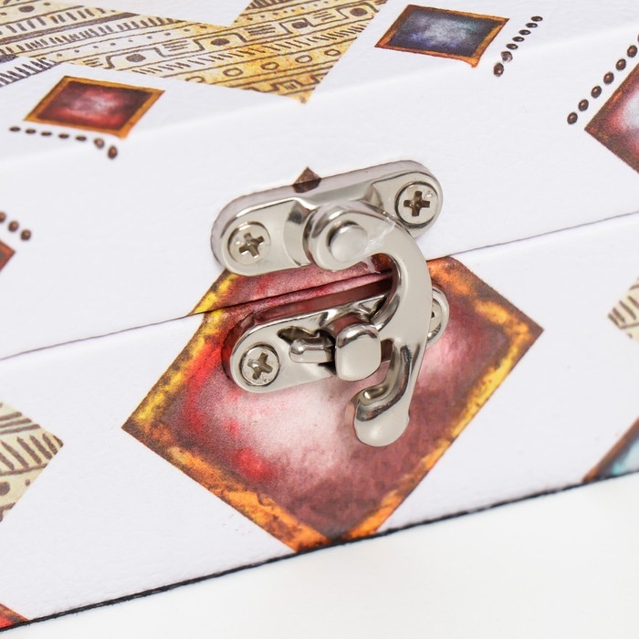 Шкатулка дерево Шкатулка дерево "Маленький индийский слонёнок" кожзам 5,5х24х17 см