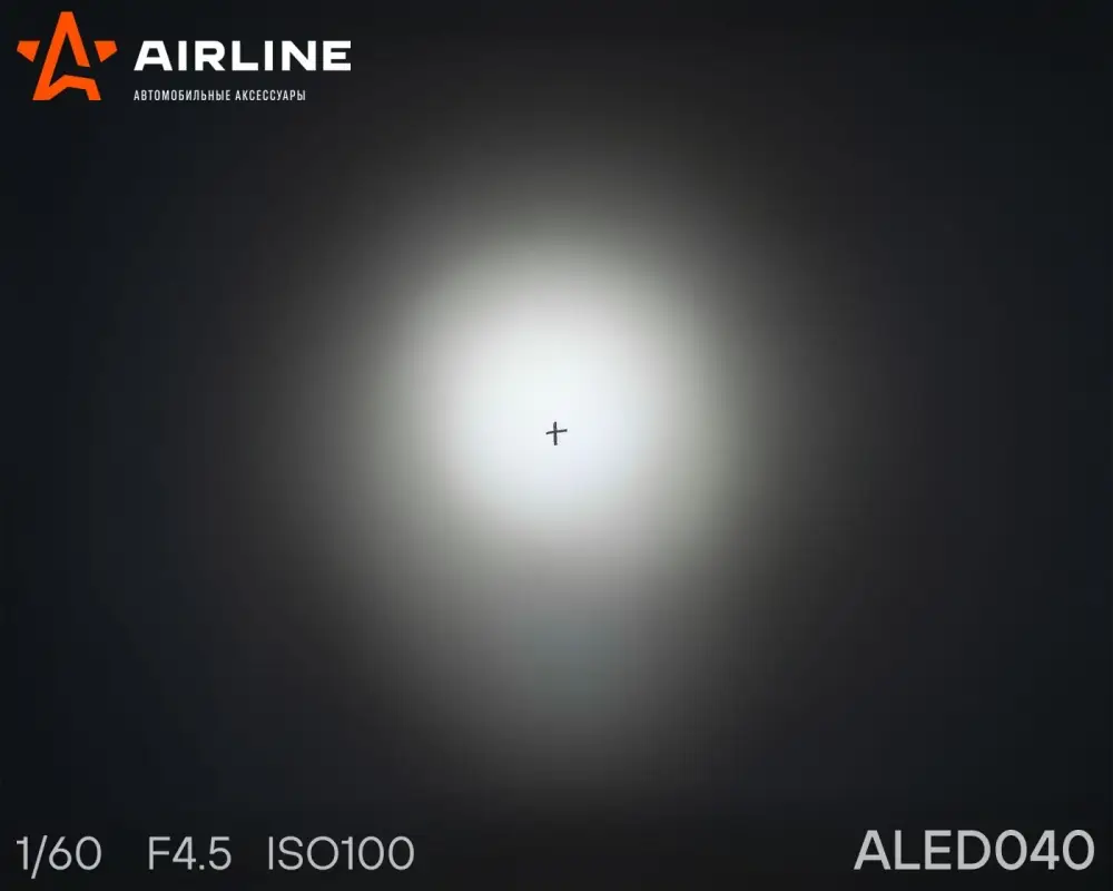 Фара светодиодная (балка) двухрядная, 6 LED направленный свет, 18W, (98х78х65) 12/24V