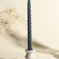 Набор свечей витых, 2х25 см, 4 шт, палитра серого 25,5х8,8х2,4 см Набор свечей витых, 2х25 см, 4 шт, палитра серого 25,5х8,8х2,4 см