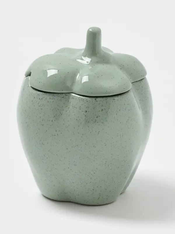 Горшок для запекания  Горшок для запекания "Перец" 0,65л,"Гармония"  цвет зеленый