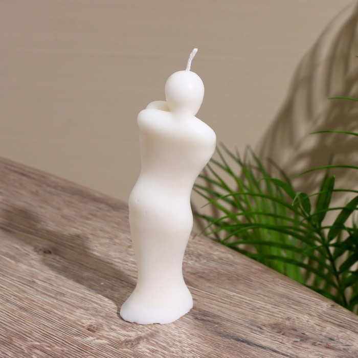 Свеча  Свеча "Объятие" 4х4х15 см, парафин