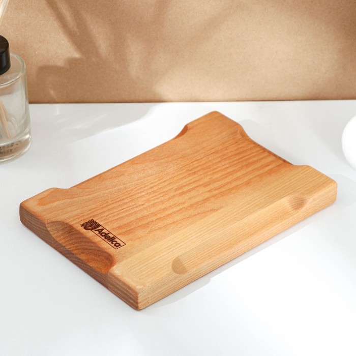 Доска разделочная Adelica «Полянка», 18,5×13×1,8 см, пропитано минеральным маслом, берёза Доска разделочная Adelica «Полянка», 18,5×13×1,8 см, пропитано минеральным маслом, берёза