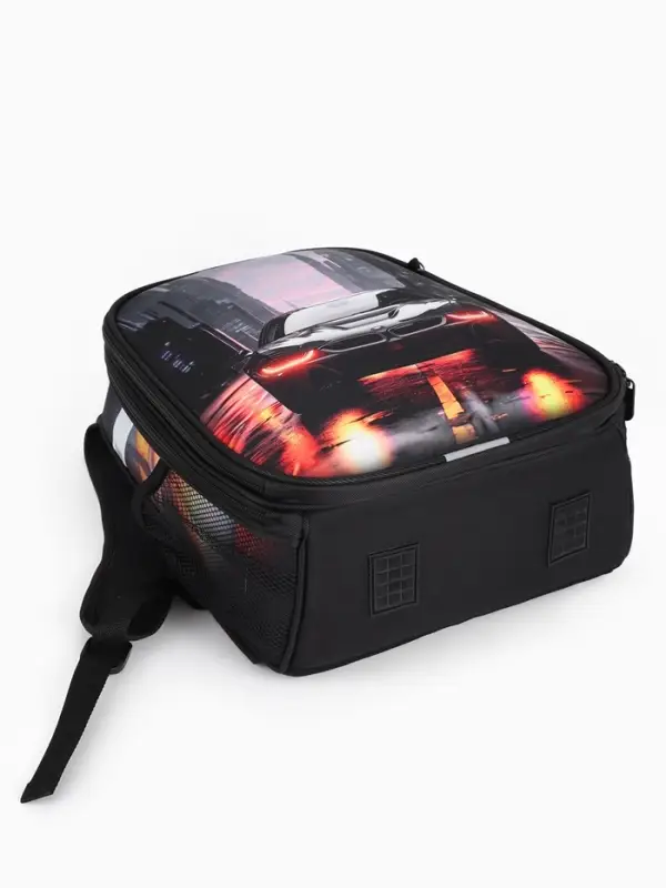 Рюкзак школьный для мальчика &laquo;Гонки&raquo;, Stavia, эргономичная спинка, 30&times;16&times;38 см, чёрный