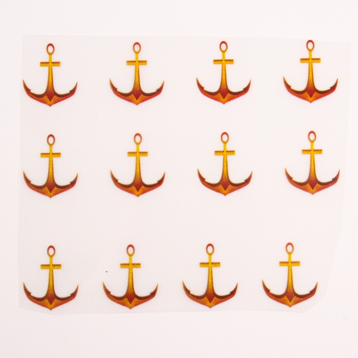 Термотрансфер «Якорь», 3 х 2,5 см, набор 25 шт. Термотрансфер «Якорь», 3 х 2,5 см, набор 25 шт.