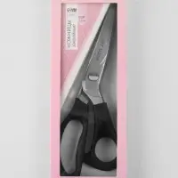 Ножницы &laquo;Зигзаг&raquo;, 9.5", 23 см, шаг - 3 мм, чёрные