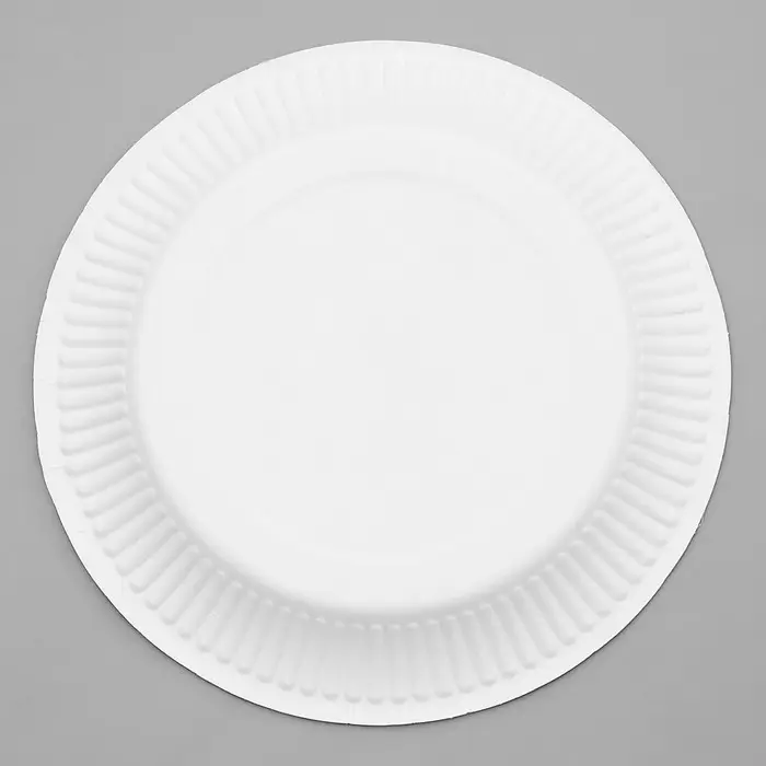 Тарелка одноразовая бумажная «1 Годик, девочка», 18 см, розовая