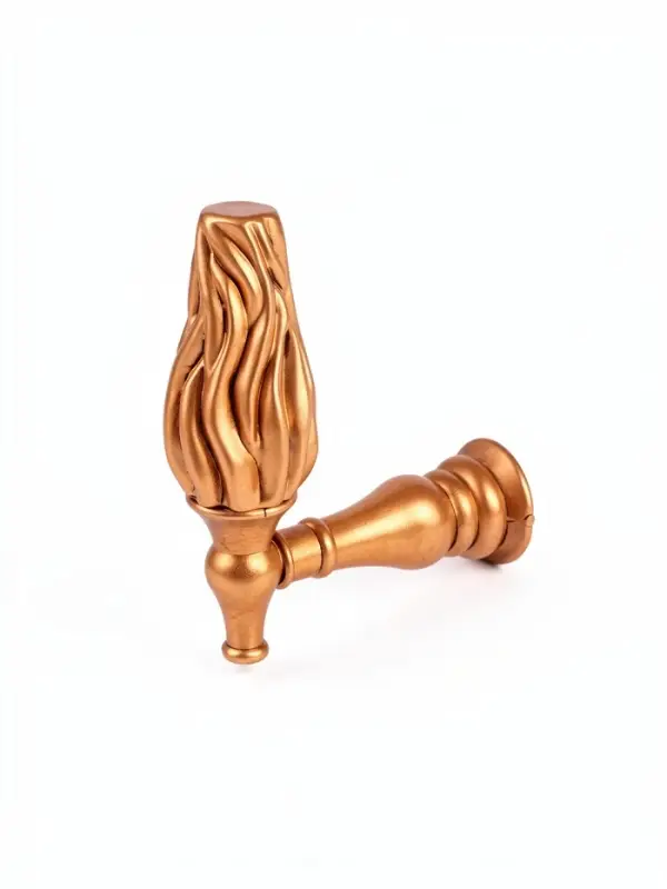 Крючок - держатель для штор CAPPIO KS051, алюминий, цвет медь, 2 шт.