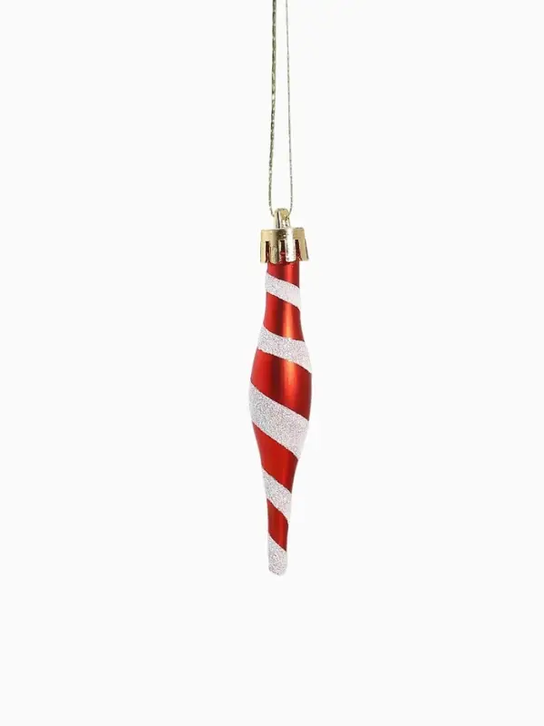 Ёлочные игрушки набор 12 шт. &laquo;Праздничный хоровод&raquo; 4 см, красный