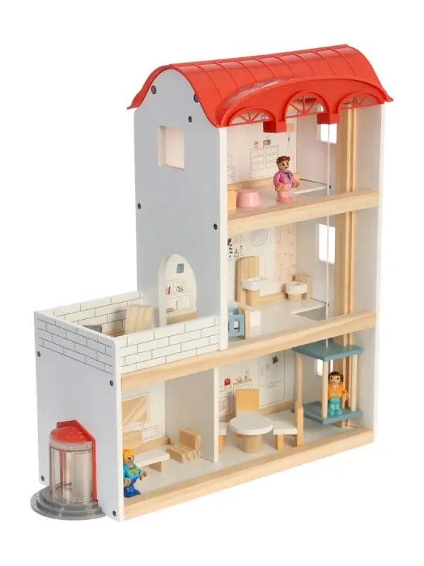 Кукольный домик с мебелью Кукольный домик с мебелью