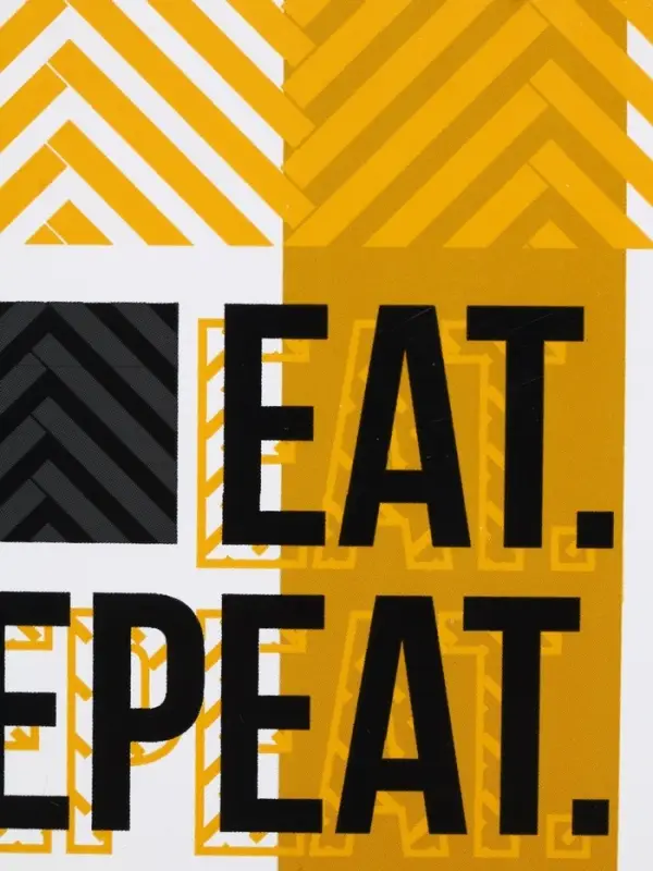 Ланч - бокс прямоугольный &laquo;EAT.REPEAT&raquo;, 1200 мл