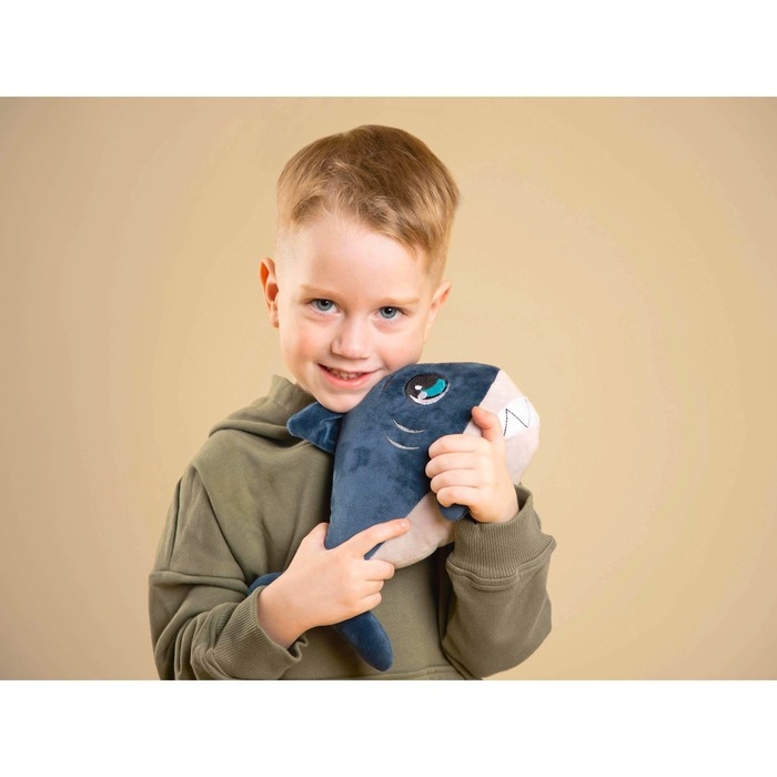 Мягкая игрушка «Акула», цвет синий, 17,5 см Мягкая игрушка «Акула», цвет синий, 17,5 см