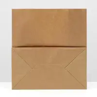 Пакет крафт бумажный фасовочный, прямоугольное дно 32×18×34 см