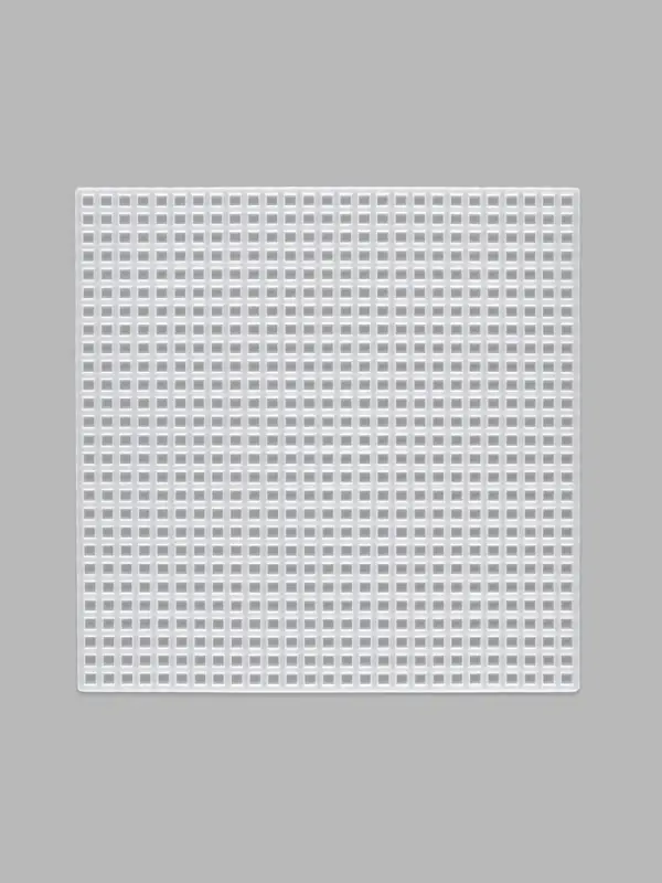Канва для вышивания &laquo;Квадрат&raquo;, пластиковая, 10.5&times;10.5 см, 3 шт., белая