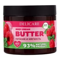 Крем‑баттер для тела Delicare, малина и мелисса, 400 г