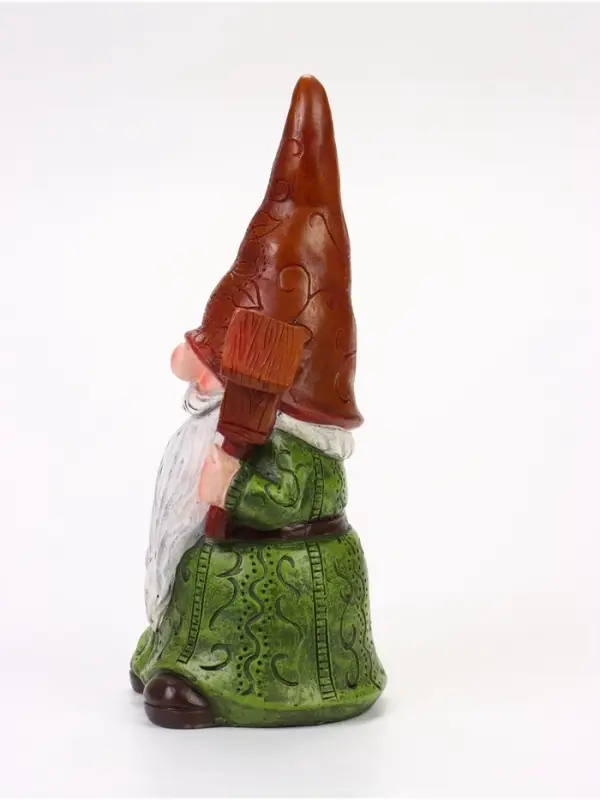 Садовая фигура из полистоуна &laquo;Гном со скворечником&raquo;, 13&times;14&times;30 см, Greengo
