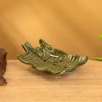 Мыльница &laquo;Геккон&raquo;, 12&times;7&times;3 см, керамика, зелёная