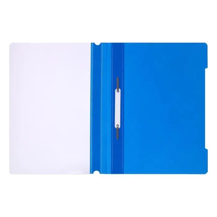 Папка-скоросшиватель Calligrata, А4, 120 мкм, синяя, прозрачный верх Папка-скоросшиватель Calligrata, А4, 120 мкм, синяя, прозрачный верх