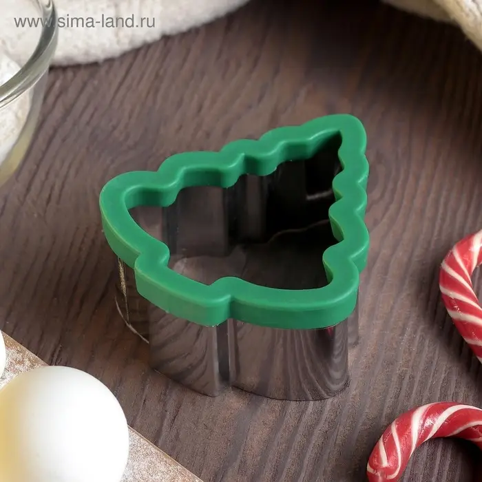 Форма для вырезания печенья Доляна «Ёлка», 9.7×5×10.7 см, МИКС Форма для вырезания печенья Доляна «Ёлка», 9.7×5×10.7 см, МИКС