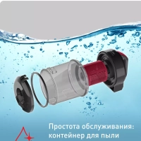 Пылесос с контейнером Cyclonic Power TW1923RH
