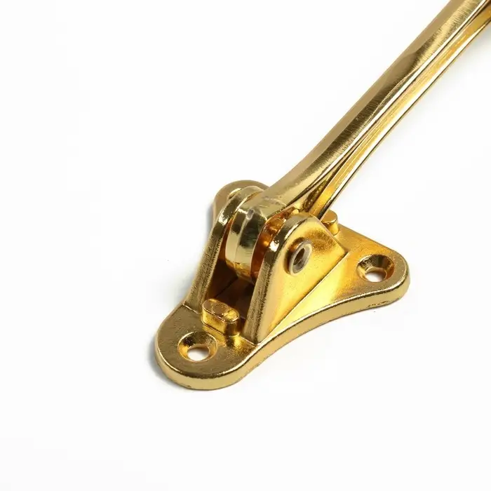 Фиксатор дверной LOCKLAND, &laquo;козья ножка&raquo;, цвет золото